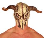 Masker Schedel Hoorns, Hobby en Vrije tijd, Feestartikelen, Verzenden, Nieuw