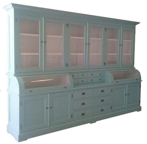 Buffetkast turquoise XL Bastiaan 300cm, Huis en Inrichting, Kasten | Buffetkasten, Ophalen of Verzenden