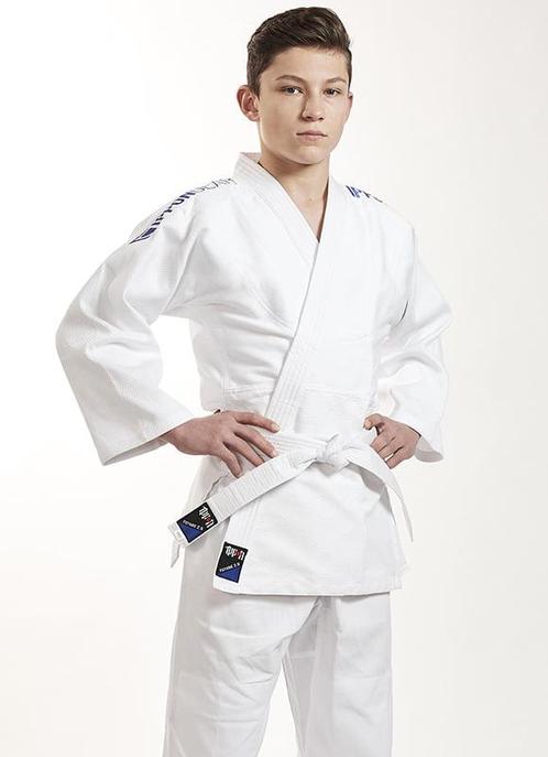 Ippon Gear Future Blauw volledig jeugd judopak (Maat: 100), Sport en Fitness, Vechtsporten en Zelfverdediging, Vechtsportpak, Nieuw