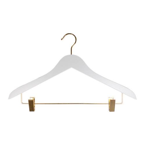 *TIP*  Hanger white Helena 44 cm Gold hook/clips, Zakelijke goederen, Kantoor en Winkelinrichting | Winkel en Inventaris, Ophalen of Verzenden