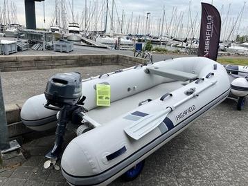 Licht gebruikte Highfield Roll Up 320 met 4pk Yamaha 4-takt beschikbaar voor biedingen
