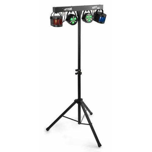 Retourdeal - MAX PartyBar12 lichtset - 2x PAR spot met strob, Muziek en Instrumenten, Licht en Laser, Licht, Zo goed als nieuw