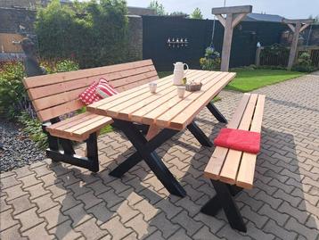 ECO houten tuinset HOUT STAAL beschikbaar voor biedingen