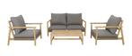 Stoel-Bank Loungeset - Hanna - Acaciahout - The Outsider, Verzenden, Nieuw