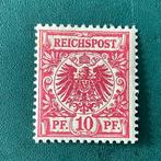Duitse Rijk 1889 - 10 Pf Vlieg in donkerrood schaduw -, Postzegels en Munten, Postzegels | Europa | Duitsland, Gestempeld