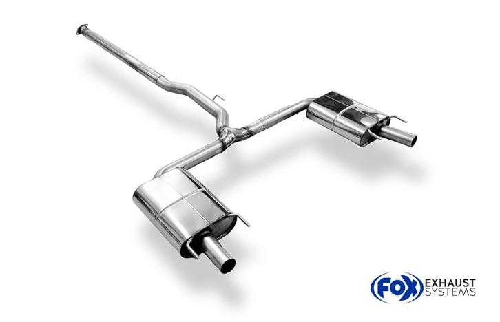 FOX Opel Insignia A - OPC hatchback/notchback half systeem r, Auto-onderdelen, Uitlaatsystemen, Nieuw, Verzenden