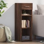 vidaXL Dressoir 30x42,5x93 cm bewerkt hout bruin eikenkleur, Huis en Inrichting, Kasten | Dressoirs, Minder dan 50 cm, Verzenden