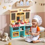 AIYAPLAY Speelkeuken Met Stromend Water, 85-delig Accessoire, Verzenden, Nieuw