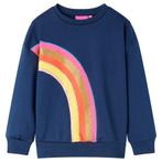 vidaXL Kindertrui 128 marineblauw, Verzenden, Nieuw
