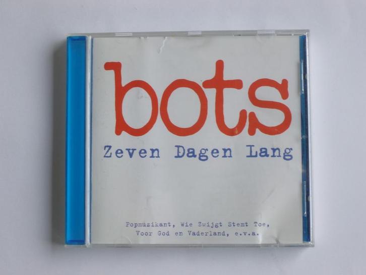 Bots - Zeven dagen lang, Cd's en Dvd's, Cd's | Nederlandstalig, Zo goed als nieuw, Verzenden