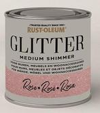 Rust oleum glitterverf medium glitter shimmer 250 ml, roze,, Doe-het-zelf en Verbouw, Verf, Beits en Lak, Nieuw, Verzenden