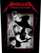 Metallica Hardwired Concrete Backpatch officiële merchandise, Verzamelen, Muziek, Artiesten en Beroemdheden, Nieuw, Ophalen of Verzenden