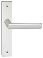 Deurklink London op schild vierkant Blind aluminium, Doe-het-zelf en Verbouw, Hang- en Sluitwerk, Verzenden, Nieuw