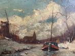 Hollandse School 19eeuw - Winterlandschap