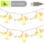 Kerstverlichting Rendieren - 6m - 40 Lichtjes - USB, Diversen, Verzenden, Nieuw