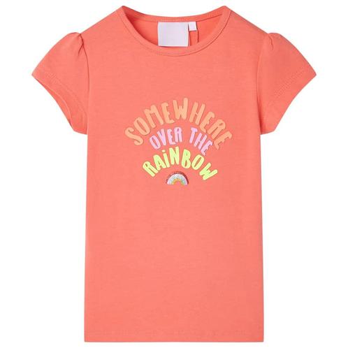 vidaXL Kindershirt 116 koraalkleurig, Kinderen en Baby's, Kinderkleding | Overige, Nieuw, Verzenden