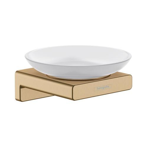 Zeepschaal HansGrohe AddStoris Geborsteld Brons, Doe-het-zelf en Verbouw, Sanitair, Ophalen of Verzenden
