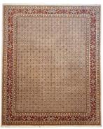 Groot Perzisch tapijt Moud 340x250 wol zijde vloerkleed iran, Huis en Inrichting, Stoffering | Tapijten en Kleden, Bruin, 200 cm of meer