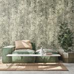 Profhome 393131-GU Fotobehang palmen mat groen grijs 1,59 m, Huis en Inrichting, Stoffering | Behang, Verzenden