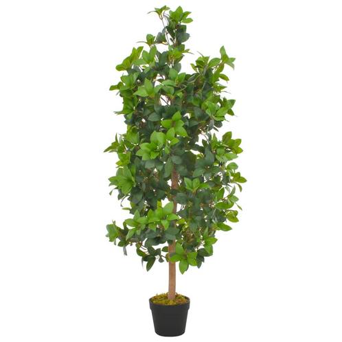 Kunstplant met pot laurierboom 120 cm groen, Tuin en Terras, Gras en Kunstgras, Nieuw, Verzenden