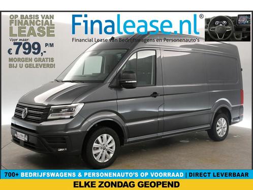 Volkswagen Crafter 2.0 TDI L3H3 NIEUW BPM VRIJ 140PK €799pm, Auto's, Bestelauto's, Lease, Automaat, Diesel, Volkswagen, Zilver of Grijs