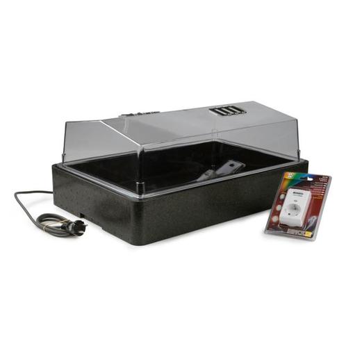 Propagator verwarmd 60 x 40 x 25 cm, Tuin en Terras, Kweekspullen, Nieuw, Ophalen of Verzenden