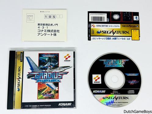 Sega Saturn - Gradius - Deluxe Pack + Spine & Reg. Card - Ja, Spelcomputers en Games, Games | Sega, Gebruikt, Verzenden