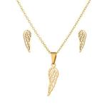 Handmade - 2-delige sieradenset - 14 karaat Geel goud -