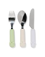 HEMA Kinderbestek siliconen monster groen 3-delig, Huis en Inrichting, Verzenden, Nieuw