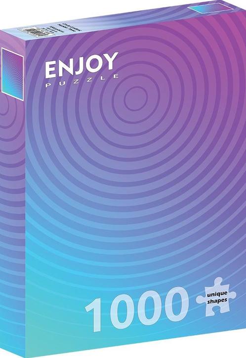 Circle Gradient Number Three Puzzel (1000 stukjes) | Enjoy, Hobby en Vrije tijd, Denksport en Puzzels, Nieuw, Verzenden