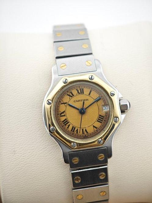 Cartier - Santos Octagon - 187903 - Dames - 1990-1999, Sieraden, Tassen en Uiterlijk, Horloges | Heren