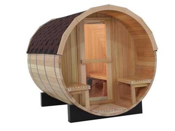 Online Veiling: IntoRelax SH1824 - 240 cm Barrel sauna beschikbaar voor biedingen