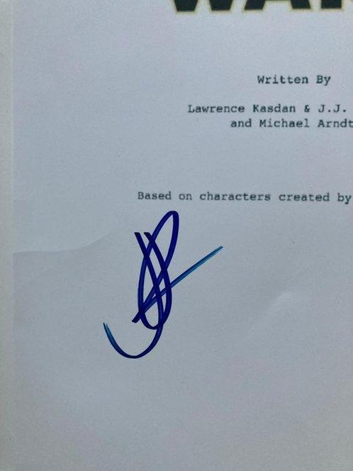 Star Wars - JJ Abrams Signed Cover Script, Verzamelen, Film en Tv
