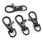 Musketon haak - 23mm - Draaibaar - Swivel - Zwart, Ophalen of Verzenden, Nieuw