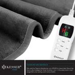 KESSER® XXL Elektrische Warmtedeken - 200x180cm - Donkergrij, Verzenden, Nieuw