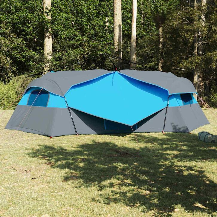 vidaXL Binnentent met dak met opslag Blauw 520 x 520 x 190, Caravans en Kamperen, Tenten, Nieuw, Verzenden