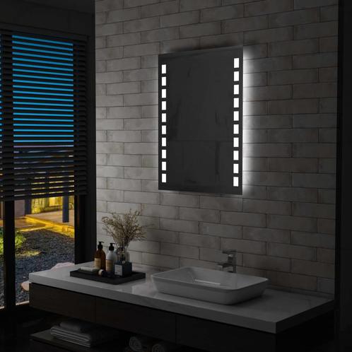 vidaXL Badkamerspiegel LED 60x80 cm, Huis en Inrichting, Woonaccessoires | Spiegels, Nieuw, Verzenden