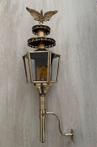Koperen koetslamp - Brons, Glas, Koper - Circa 1900
