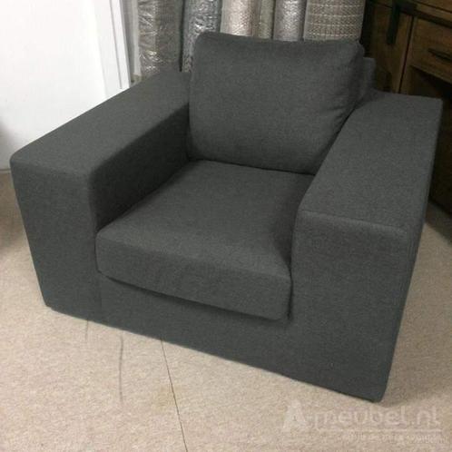 Fauteuil Lelystad - fauteuils - Grijs, Huis en Inrichting, Stoelen, Grijs, Nieuw, Stof