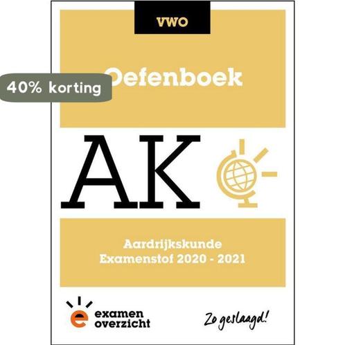 ExamenOverzicht - Oefenboek Aardrijkskunde VWO 9789493190535, Boeken, Schoolboeken, Gelezen, Verzenden