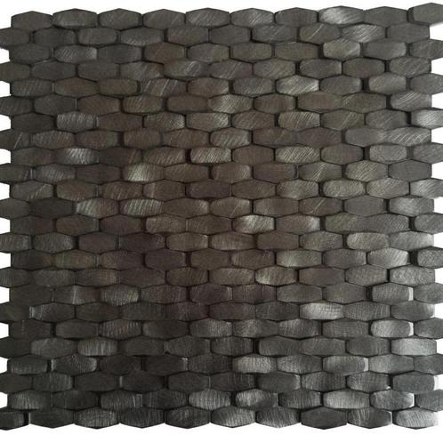 Mozaiek Tegels Dune Halley Hexagon 28.4x30 cm Gunmetal, Doe-het-zelf en Verbouw, Tegels, Ophalen of Verzenden