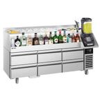 GGM Gastro | Cocktail Bar Station - 1600mm - 235 liter - 6 |, Zakelijke goederen, Horeca | Meubilair en Inrichting, Verzenden