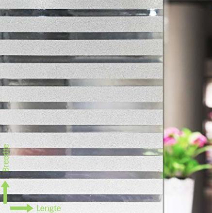 Raamfolie, glasfolie Statisch raamfolie office strepen(45cm), Doe-het-zelf en Verbouw, Zeil en Folie, Nieuw