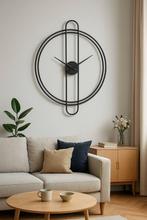 Zeckhome Nordic Majesty Luxe Design Wandklok – 67 cm – Stil, Verzenden, Nieuw, Analoog, Wandklok
