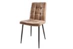 Retro design stoel MODENA antiek taupe met decoratieve, Huis en Inrichting, Ophalen of Verzenden, Nieuw