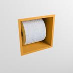 Mondiaz Easy Cube 160 toiletrolhouder 16x16 ocher, Nieuw, Ophalen of Verzenden