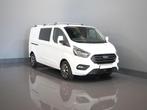 Ford Transit Custom 2.0 TDCI 170 pk Aut. L2 DC Dubbel Cabine, Automaat, Stof, Gebruikt, Wit