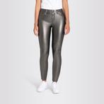 MAC • zilvergrijze coated Slim broek • 32, Verzenden, MAC, Nieuw, Maat 34 (XS) of kleiner
