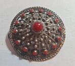 Zonder Minimumprijs - Broche Zilver Bloedkoraal - Broche, Sieraden, Tassen en Uiterlijk