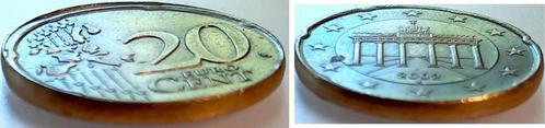 2002 Duitsland 20 Cent 200 komplett glatter Rand, 2 versc..., Postzegels en Munten, Munten | Europa | Niet-Euromunten, Verzenden
